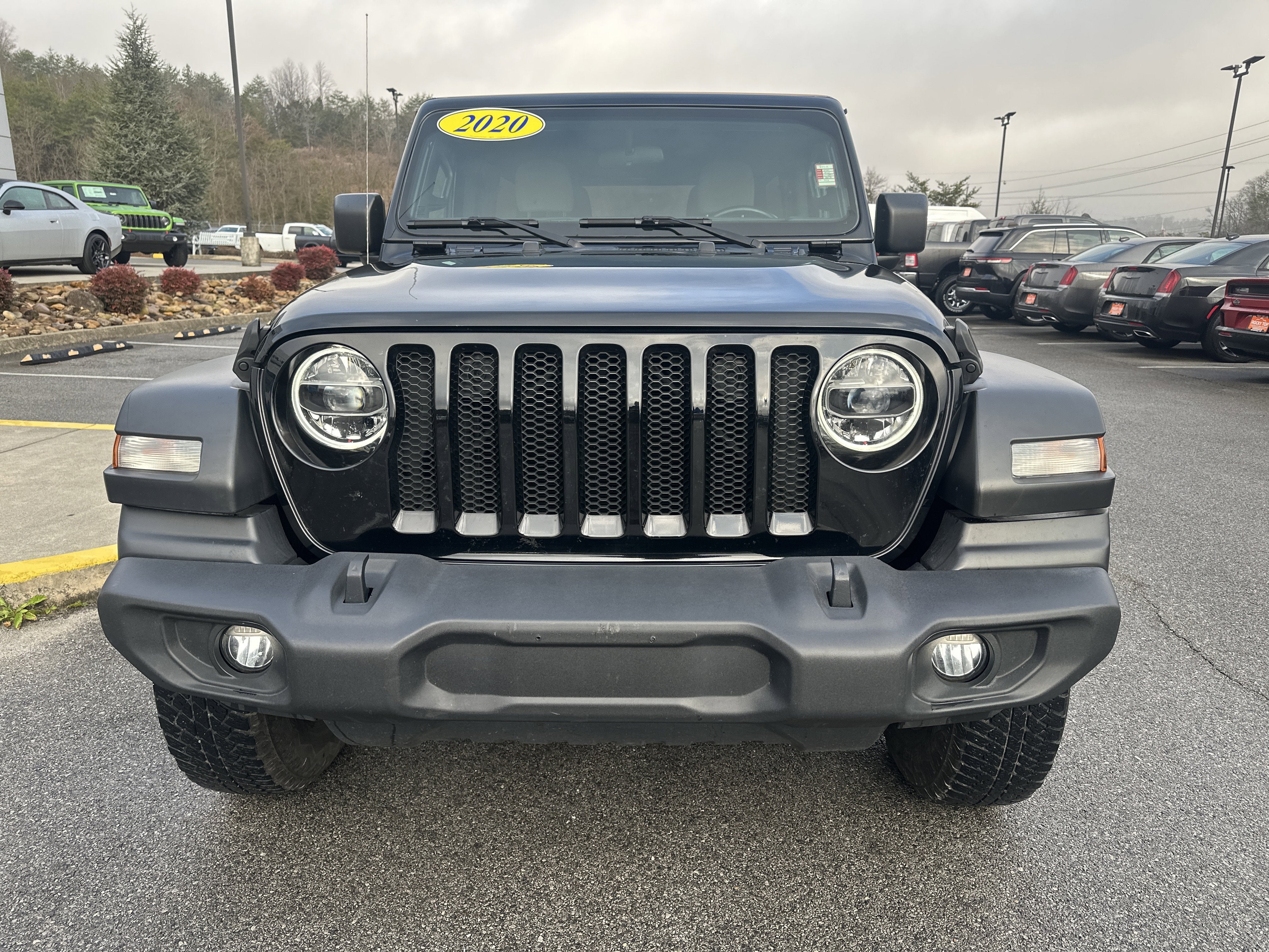 2020 Jeep Wrangler Unlimited Black and Tan 4X4