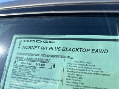 2024 Dodge Hornet DODGE HORNET R/T PLUS EAWD