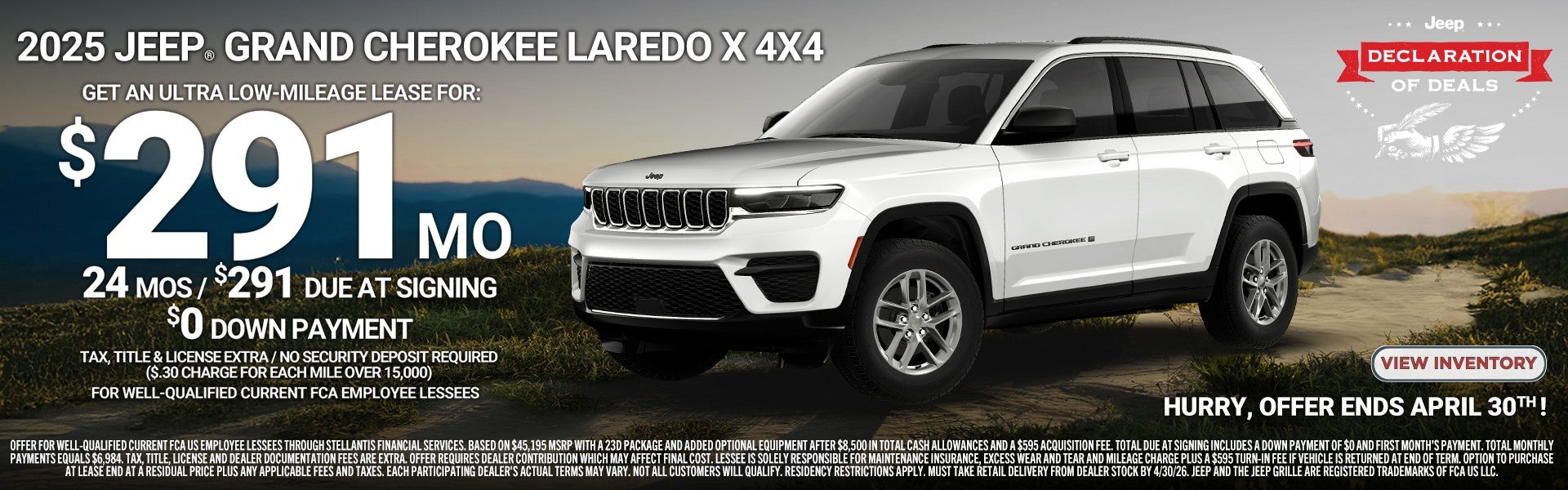 2025 Jeep Grand CHerokee Laredo X 4x4